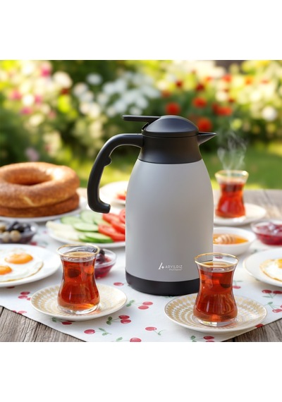 Aryıldız Protherm Termos Gri 2 Litre Renkli