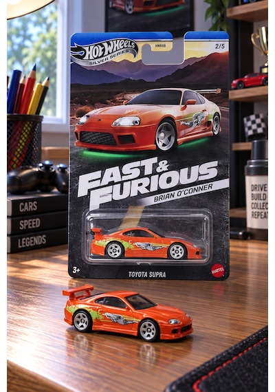 Hot Wheels Toyota Supra Fast & Furious Silver Series Oyuncak Araba Çok Renkli