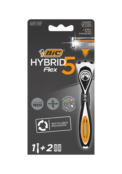 4 Adet Bıc Hybrid 5 Flex Sistem Tıraş Bıçağı 1 Sap + Yedek Kartuş