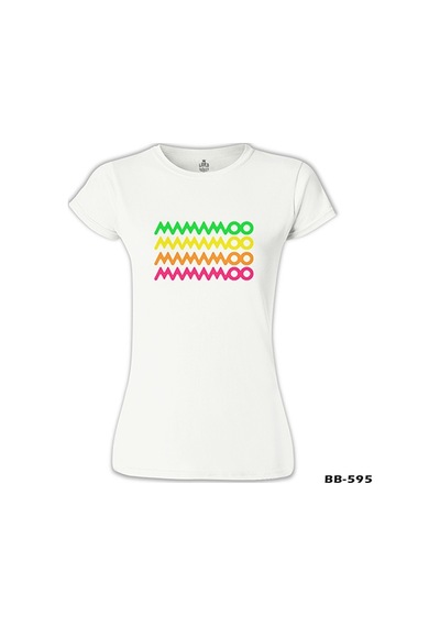 Mamamoo - Logo Moosical Beyaz Kadın Tshirt 001