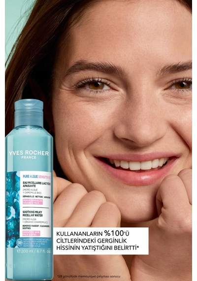 Yves Rocher Yüz&makyaj Temizleme Micellar Sütü-hassas Dahil Tüm Cilt-pure Algue Sensitive Botanik Kompleks 200ml