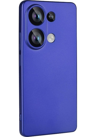 Noktaks - Xiaomi Uyumlu Xiaomi Redmi Note 13 Pro 4g - Kılıf Mat Renkli Esnek Premier Silikon Kapak - Lacivert
