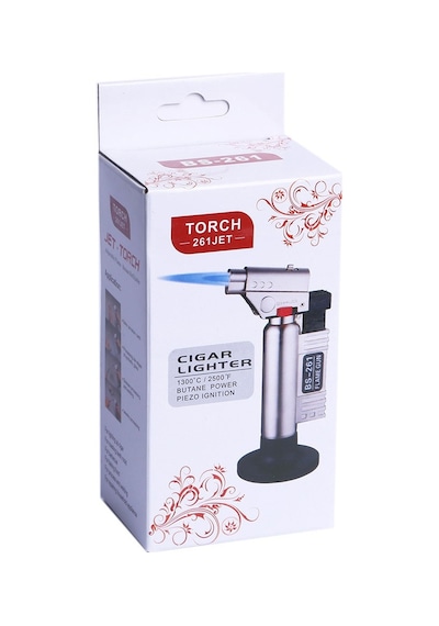 Torch Pürmüz Bs-261 Doldurulabilir Profesyonel Metal Açık Gri