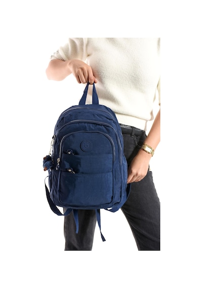 Ultra Hafif Çok Cepli Orta Boy Sırt Çantası Unisex Laci Model: 571-4c Lacivert