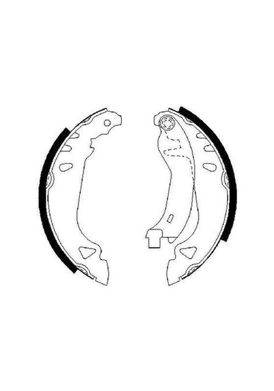 Bosch 0986487250 Pabuclu Fren Balatası 180x30 Mm Fiat Lancia Dedra Berlina Dedra Station Wagon Delta Punto 93 Punto 97 Punto Van 97 Tempra Tipo 87 Tipo 93 Y 5890500