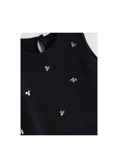 LC Waikiki Alıta Cıty Farkıyla Lcw Kids Siyah Oval Yaka Taşlı Kız Çocuk Elbise Siyah - 928242578 Siyah LC Waikiki Alıta Cıty Farkıyla Lcw Kids Siyah Oval Yaka Taşlı Kız Çocuk Elbise Siyah - 928242578 Siyah