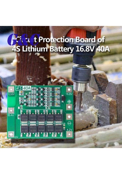 4s 40a Bms 18650 Pil Koruma Devresi Standart Versiyon