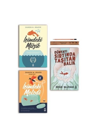 Genç Timaş İçimdeki Müzik - İçimdeki Melodi - Dünyayı Sırtında Taşıyan Balık Set 3 Kitap
