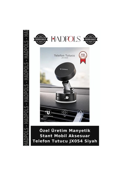 Özel Üretim Manyetik Stant Mobil Aksesuar Telefon Tutucu Jx054 Siyah
