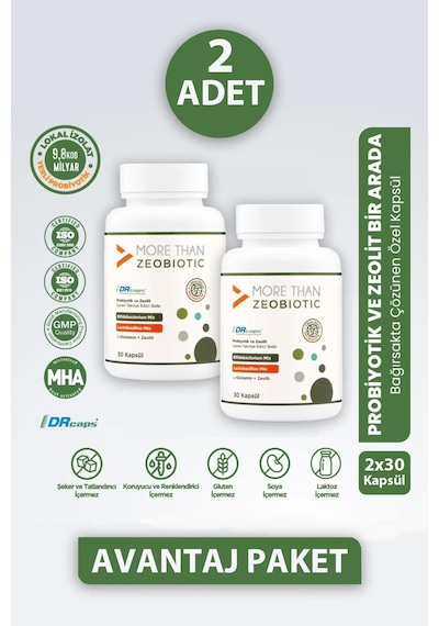 More Than Zeobiotic 30 Kapsül 2 Adet