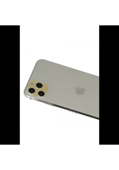 Apple İphone 11 Pro Max Rainbow Kamera Lens Koruma Cam - Gold