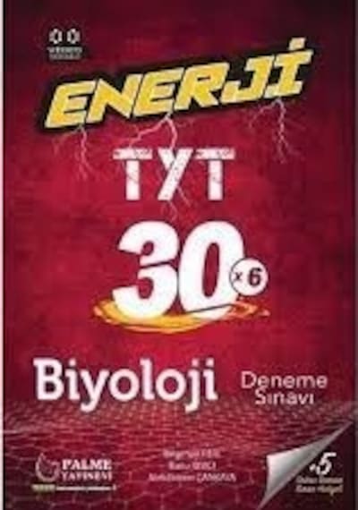 Tyt Biyoloji Enerji 30 Deneme Sınavı Palme Yayınları