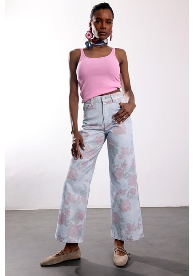 5in1Canpolat Pembe U Yaka Fitilli Basic Atlet
