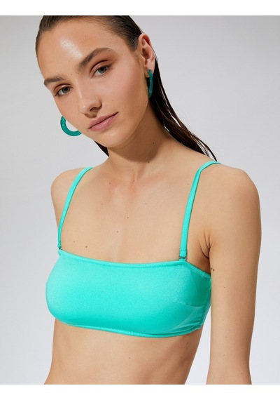 Koton Straplez Bikini Üstü İnce Askılı Kaplı Yeşil 3sak10143bm 3SAK10143BM989 Koyu Yeşil Koton Straplez Bikini Üstü İnce Askılı Kaplı Yeşil 3sak10143bm 3SAK10143BM989 Koyu Yeşil
