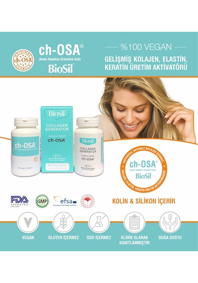 Biosil Ch-Osa Kolajen Aktivatörü 60 Kapsül