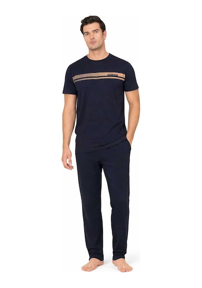 Pierre Cardin Penye Kısakol Pijama Takımlk-pc6128 Lacivert
