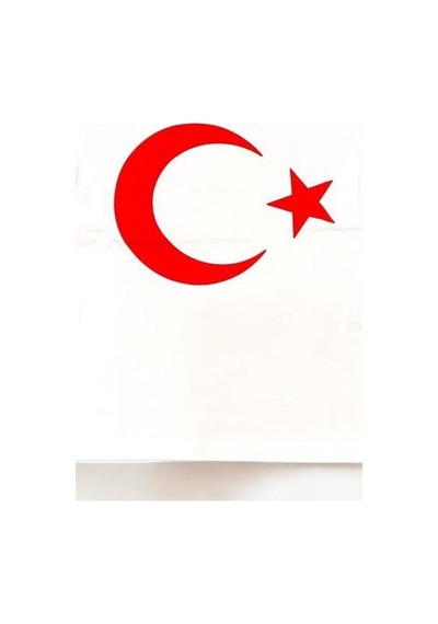 Breeze Çocuk Ay Yıldızlı Pamuklu Yarım Kol Tshirt-13374 Beyaz