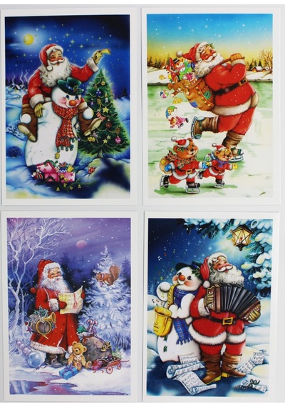 Yılbaşı Kartpostalı 10lu Set