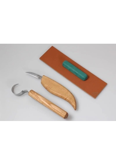 Beavercraft S02 Ahşap Kuksa Kaşık Oyma Bıçağı Seti