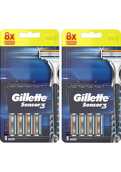 Gillette Sensor3 Yedek Tıraş Bıçağı 2 x 8'li