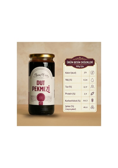 Doğal Dut Pekmezi 600 Gr - Şeker İlavesiz & Geleneksel Üretim - 841872380