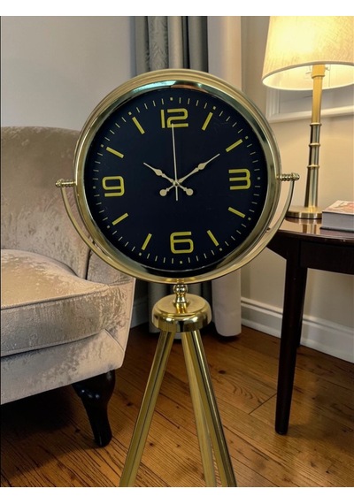 Elegance Tripod Gold Ayaklı Saat