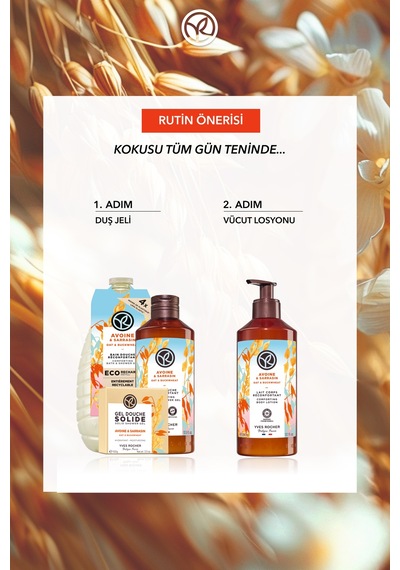 Yves Rocher Vücut Losyonu - Nemlendirici Besleyici Rahatlatıcı Yulaf & Karabuğday -vegan-390ml