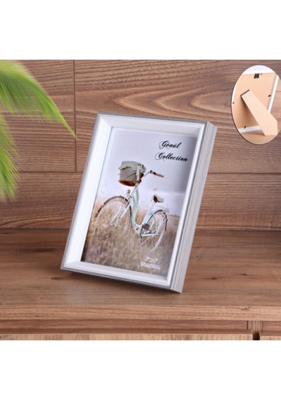 Konak Züccaciye Ahşap Resim Çerçevesi 15x20 Cm Gri Beyaz