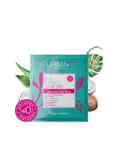 Urban Care Pure Coconut ve Aloe Vera Duş Öncesi Yoğun Onarıcı Saç Maske 50 ML