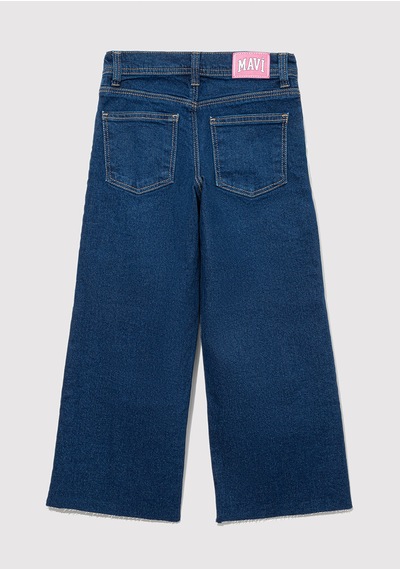 Çocuk Mavi - Lori 90s Koyu Mavi Jean Pantolon 7010036-88225 Mavi