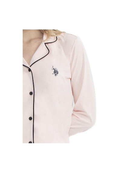 U.S. Polo Assn. U.s Polo 11000 Kadın Boydan Patlı Pijama Takım 001