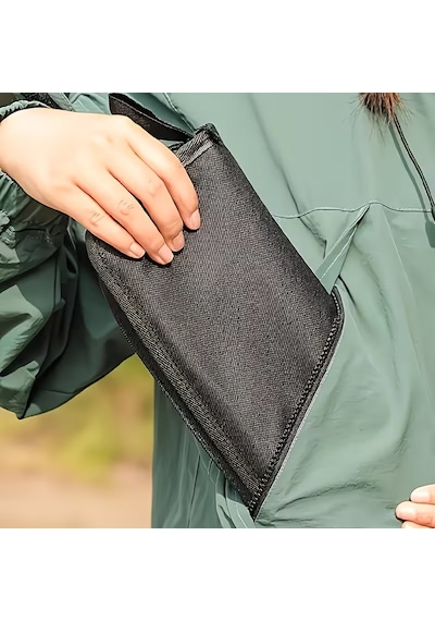 Taşıma Çantalı Portatif Katlanabilir Kamp Ve Balıkçı Taburesi - Pratik Mini Sandalye Siyah