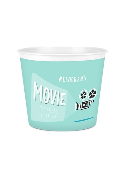 Popcorn Mısır Kovası Dekoratif - Dev Boy Renkli