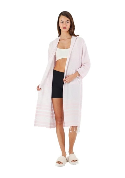 Peştemal Bornoz Banyo Ve Plaj Elbisesi Pembe L/xl Sku: Zeusb0dsj3xcyl 7/8 Yaş