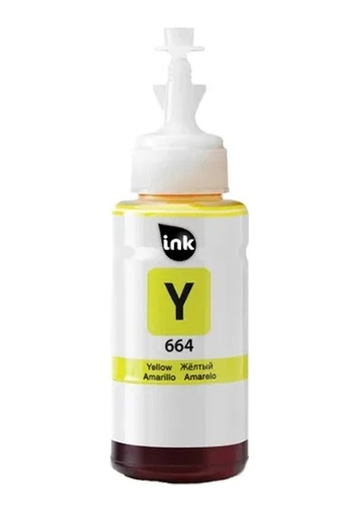 Epson Uyumlu, El-664, T6644 - 6734 Sarı Şişeli Mürekkep 70 Ml