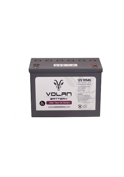 12 Volt 105 Amper Jel Akü Solar Güneş Enerjisi - Volan Akü / 325018790