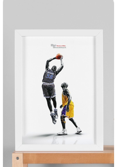 Shaquille O'neal Çerçeveli Tablo - Basketbol Nba Posteri Tablo