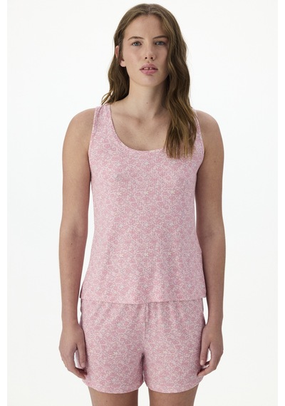Penti Pembe Bloom Şort Pijama Takımı Lp7