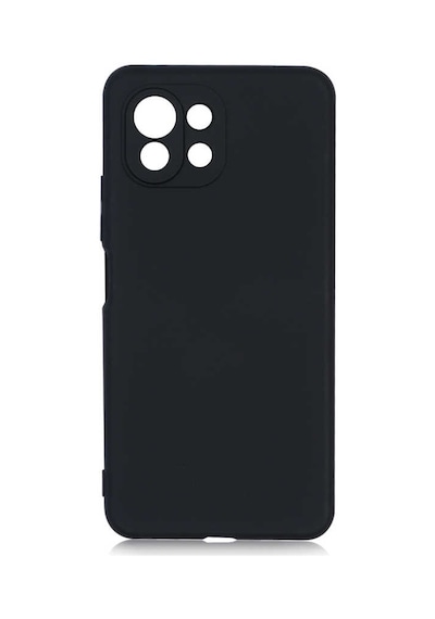 Kilifone - Mi 11 Lite Uyumlu - Kılıf İçi Kadife Koruyucu Mara Lansman Kapak - Siyah