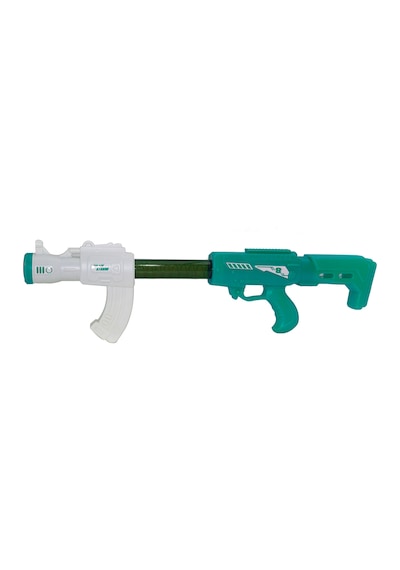 Oyuncak Tüfek Top Atan 50 Cm 8 Adet Mini Top Turkuaz