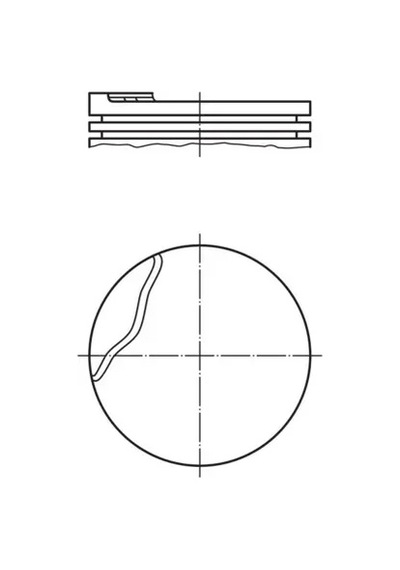 Piston Segman - Dacia Sandero, Logan - Yenmak-3104166050
