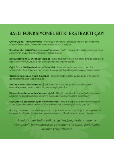 Apimedicine Apidetoksin Fonksiyonel Bitkisel Ekstrakt Çayı 12 Stick 84 G