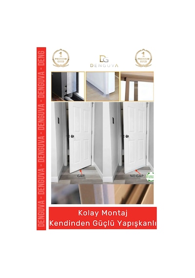 Rüzgar Kesici Ses Böcek Toz Önleyici Yalıtım Kapı Pencere Isı Izolasyon Şeffaf Şerit Bant 5mt 4 Adet Diğer