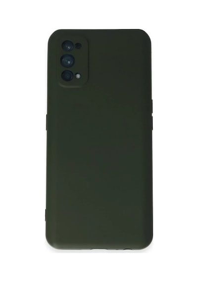 Realme 7 Pro Uyumlu Kılıf Nano İçi Kadife Silikon - Koyu Yeşil