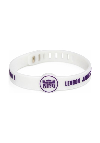 Lebron James Beyaz Ayarlanabilir Basketbol Nba Bileklik Beyaz Beyaz