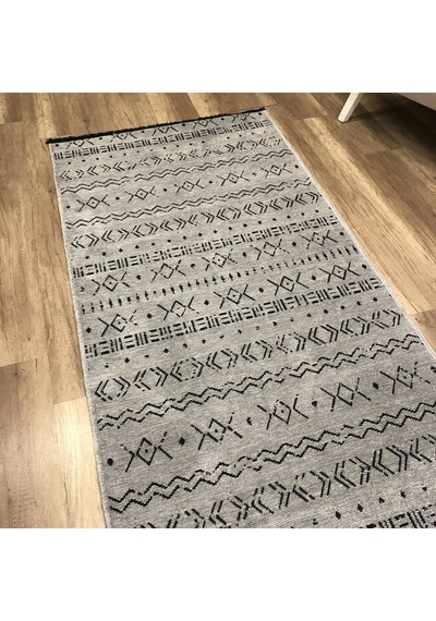 Hoom Rugs Prestij Eko 335 Açık Gri Dekoratif Yıkanabilir Kilim