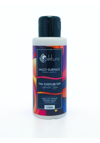 Piktura Akrilik Multisurface Boya 120ml Beyaz Beyaz