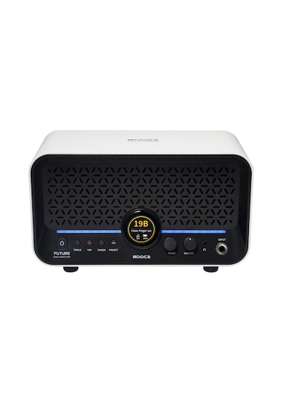 Mooer F15ilıswh Şarjlı Akıllı Gitar Amfisi Snowfall White