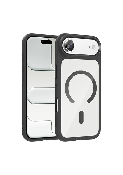 Teleplus Apple Uyumlu iPhone 17 Air Kılıf Tiko Metal Çerçeve Tasarım Manyetik Şarj Kapak
