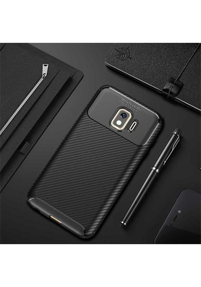 Samsung Uyumlu Galaxy J2 Core Kılıf Zore Negro Silikon Kapak Siyah